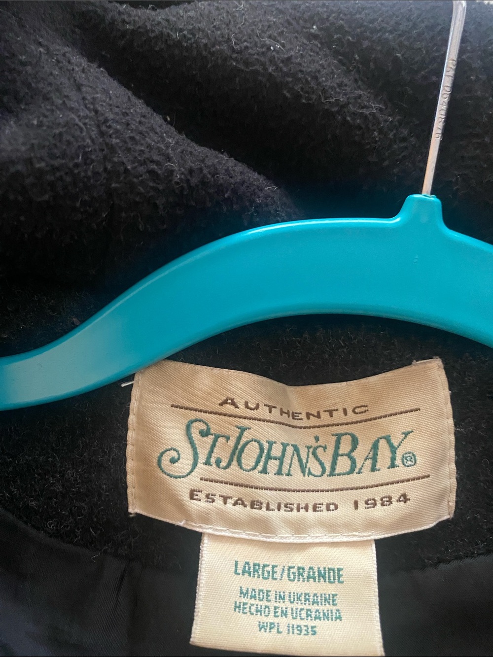 St. John's Bay Black Undershirt - Large